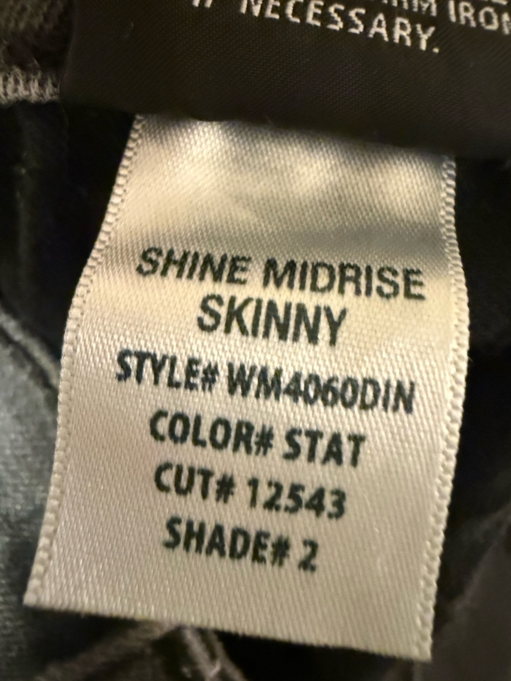 Hudson Washed Black/Grey Shine MidRise Skinny Jeans 29 - Picture 9 of 10